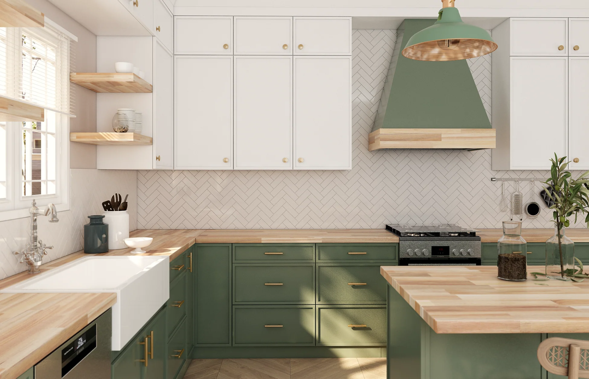 Forest edge wall cabinet collection