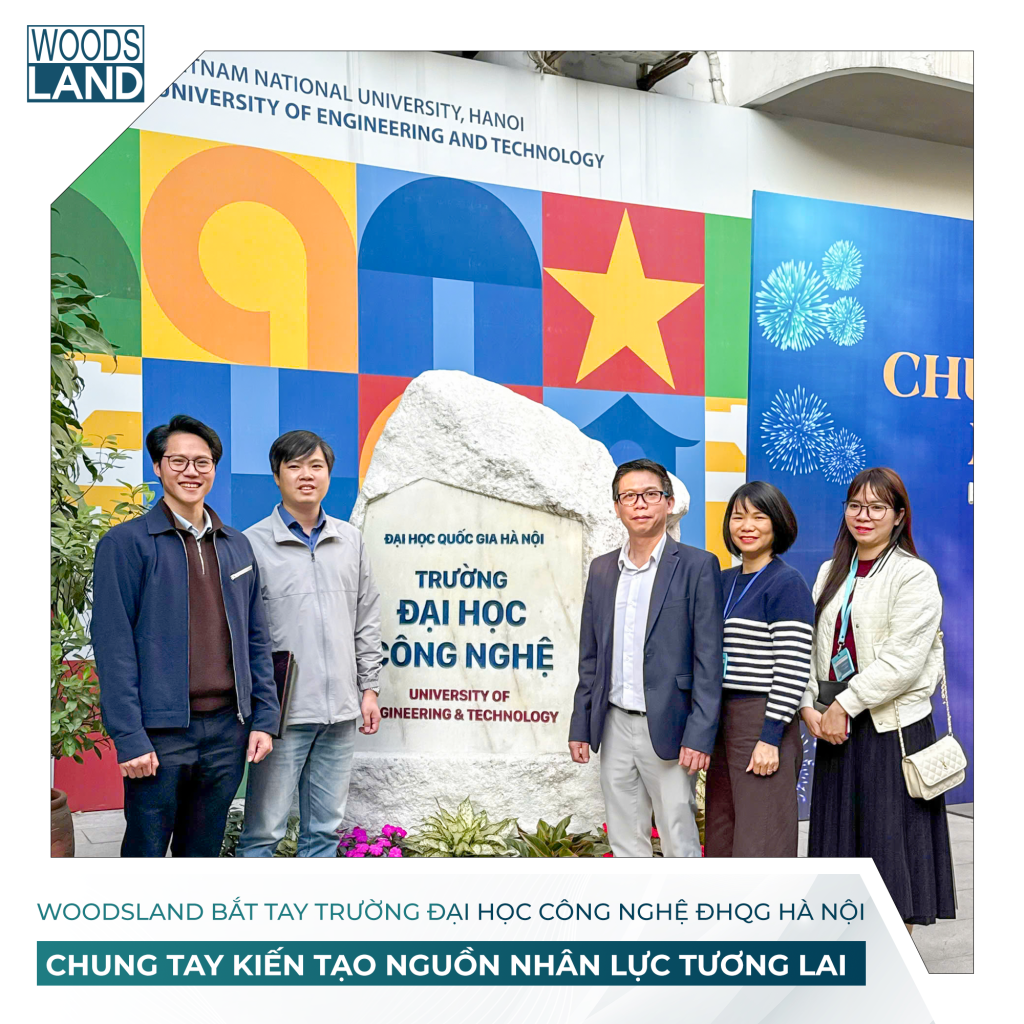 Woodsland hợp tác cùng Đại học Công nghệ – ĐHQG Hà Nội: Chung tay kiến tạo nguồn nhân lực tương lai