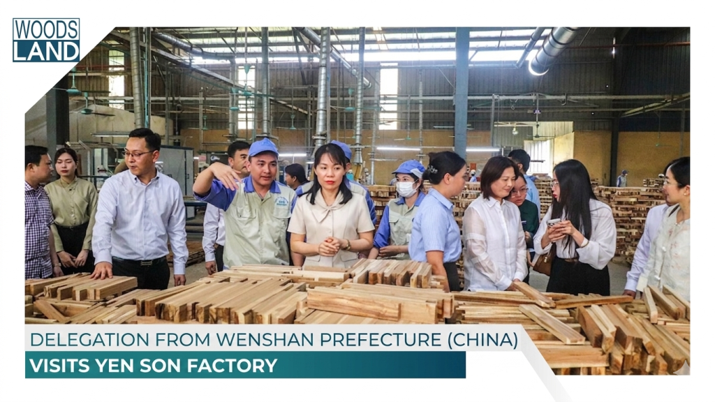 DELEGATION FROM WENSHAN PREFECTURE (CHINA) VISITS YEN SON FACTORY